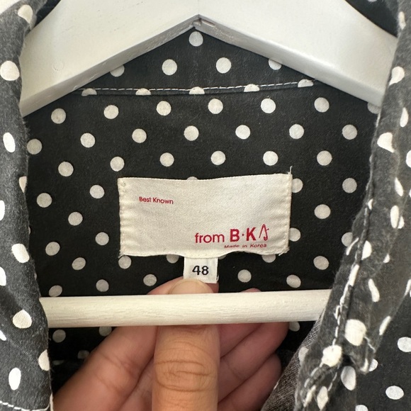 Best Known Polka Dot Shirt Made in Korea - Picture 2 of 2
